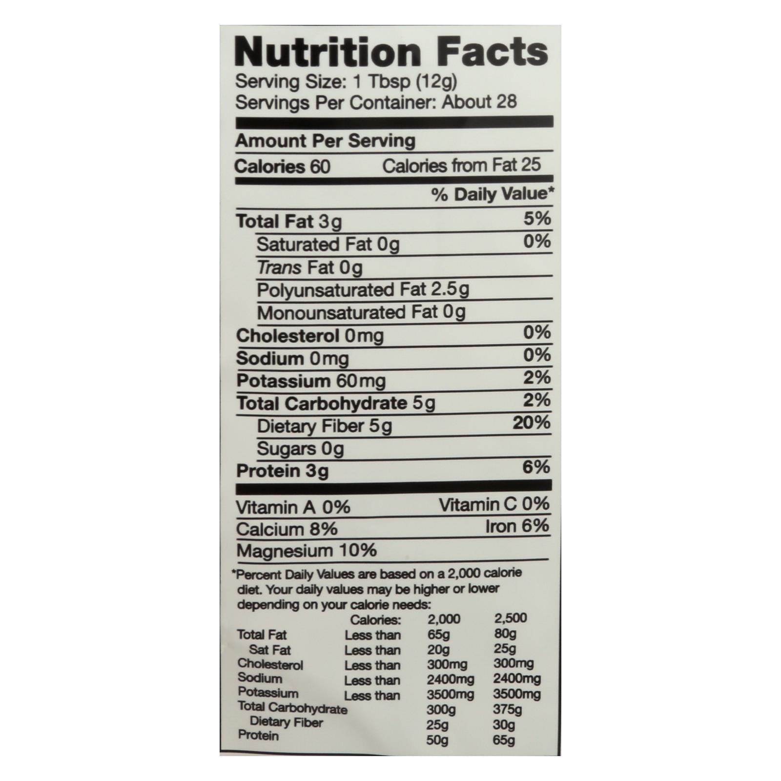 Nutiva Organic Milled Chia Seeds - 14 Oz - GreatEagleInc