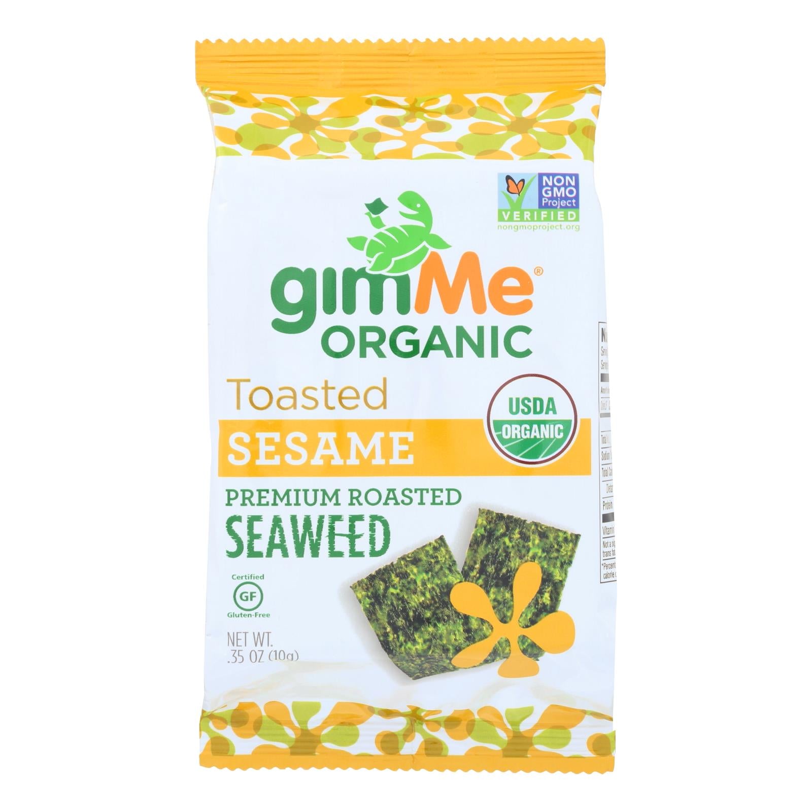Gimme Organic Roasted - Sesame - Case Of 12 - 0.35 Oz. - GreatEagleInc