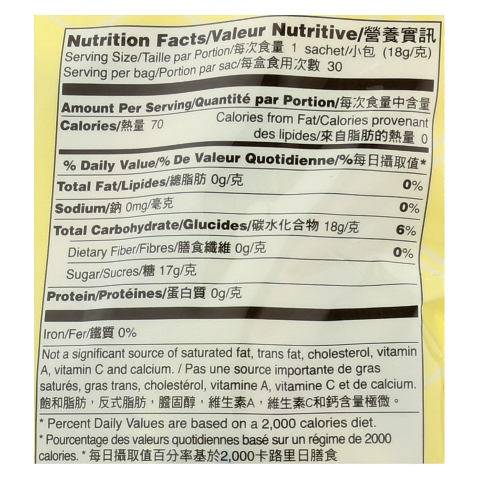 Prince Of Peace Ginger Honey Crystals - 30 Count - Eco-Friendly Home & Grocery