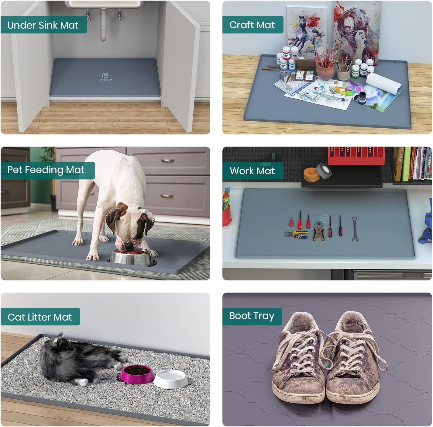 Silicone Kitchen Cabinet Tray - GreatEagleInc