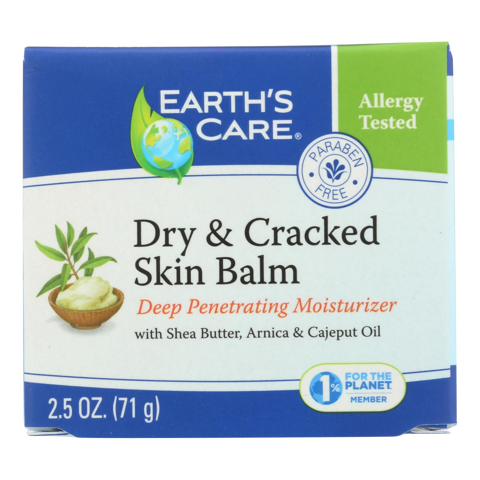 Earth's Care Dry And Cracked Skin Balm - 2.5 Oz - GreatEagleInc