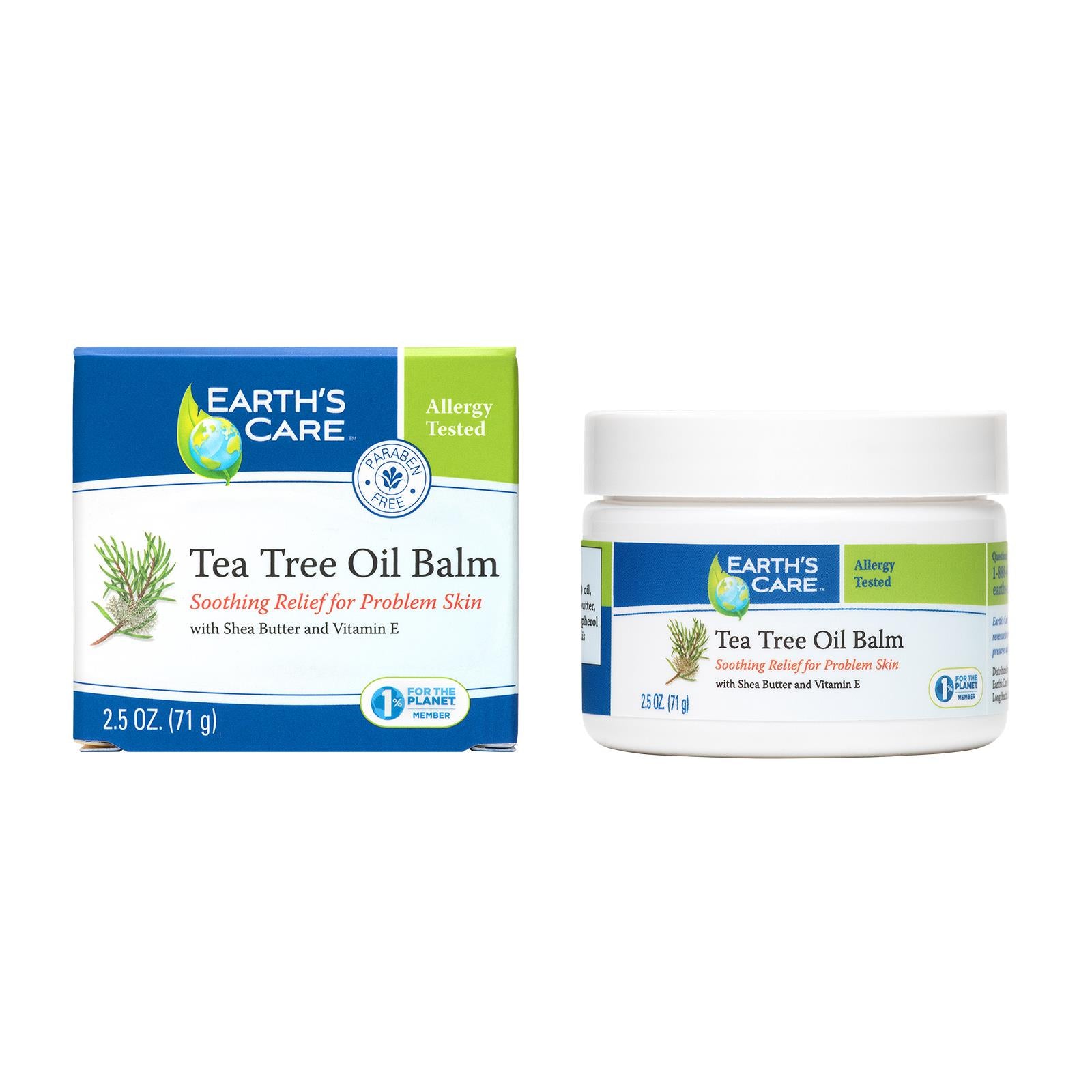 Earth's Care Tea Tree Oil Balm - 2.5 Oz - Eco-Friendly Home & Grocery