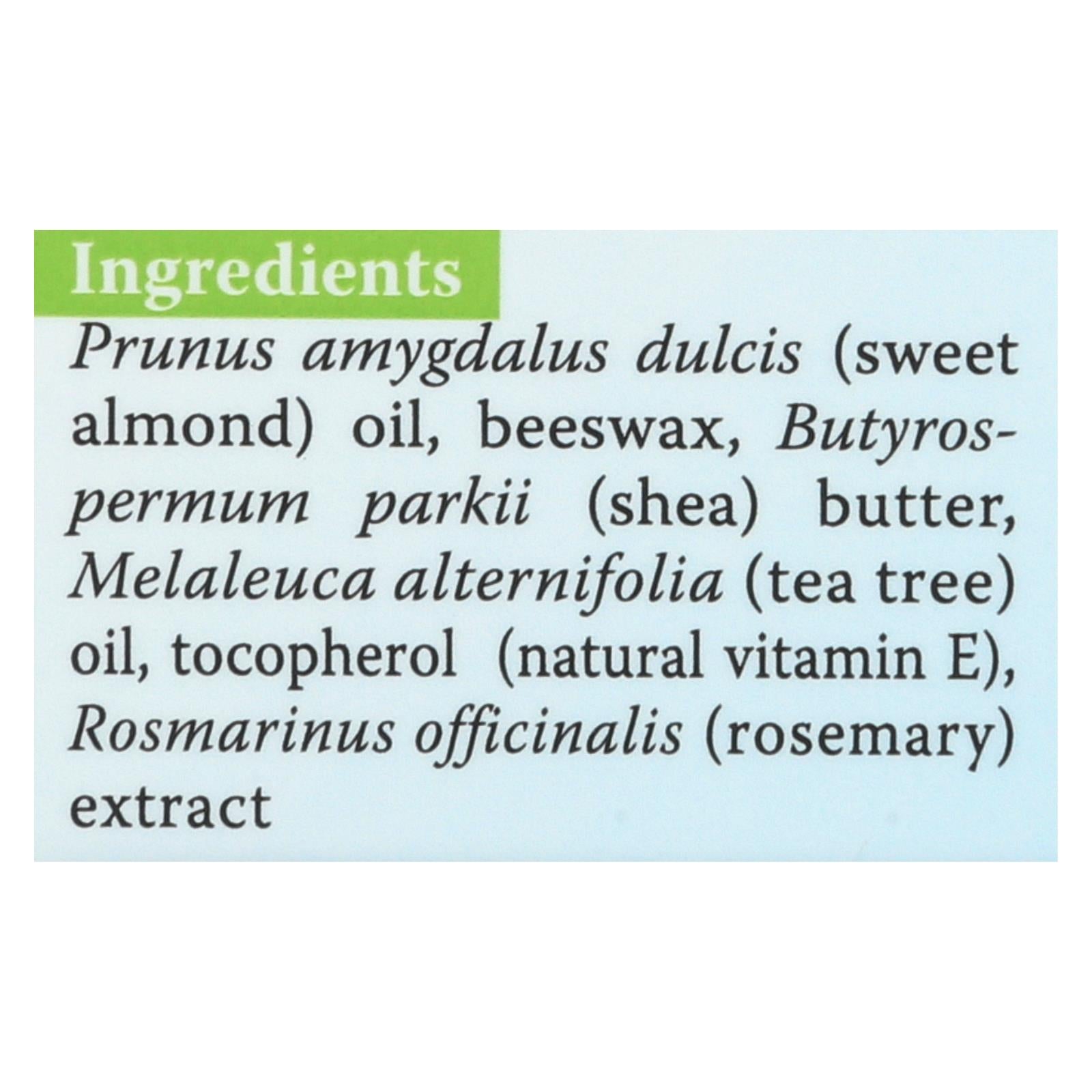 Earth's Care Tea Tree Oil Balm - 2.5 Oz - Eco-Friendly Home & Grocery