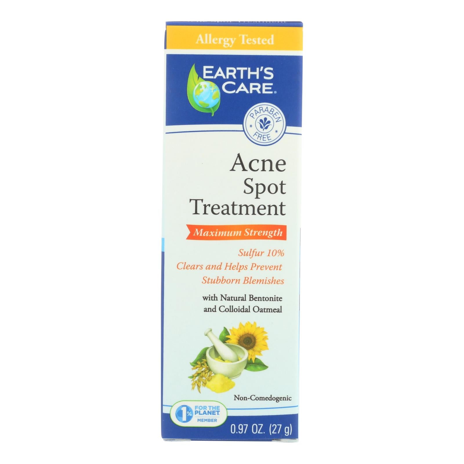 Earth's Care Acne Spot Treatment - .97 Oz - Eco-Friendly Home & Grocery