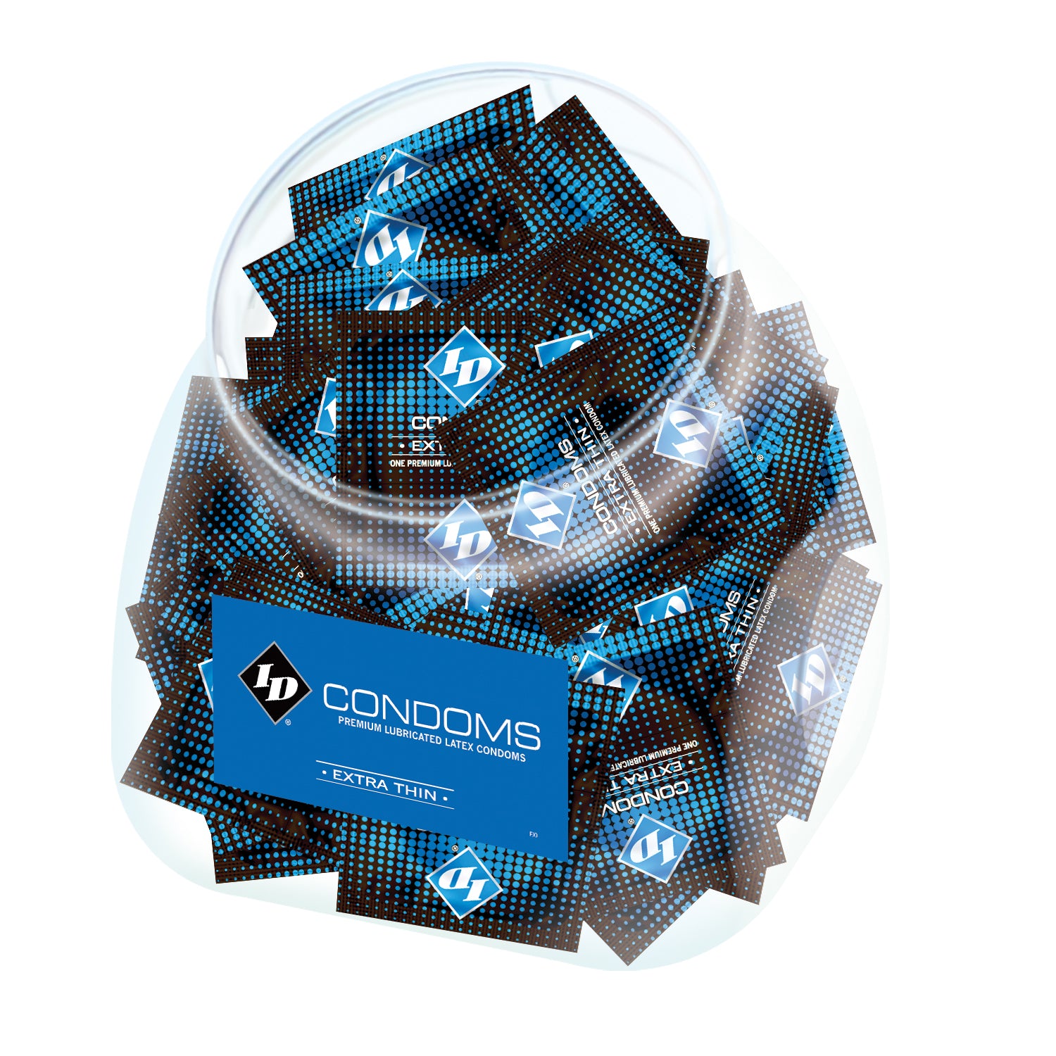 ID Extra Thin Condom Jar - 144 Pieces - GreatEagleInc