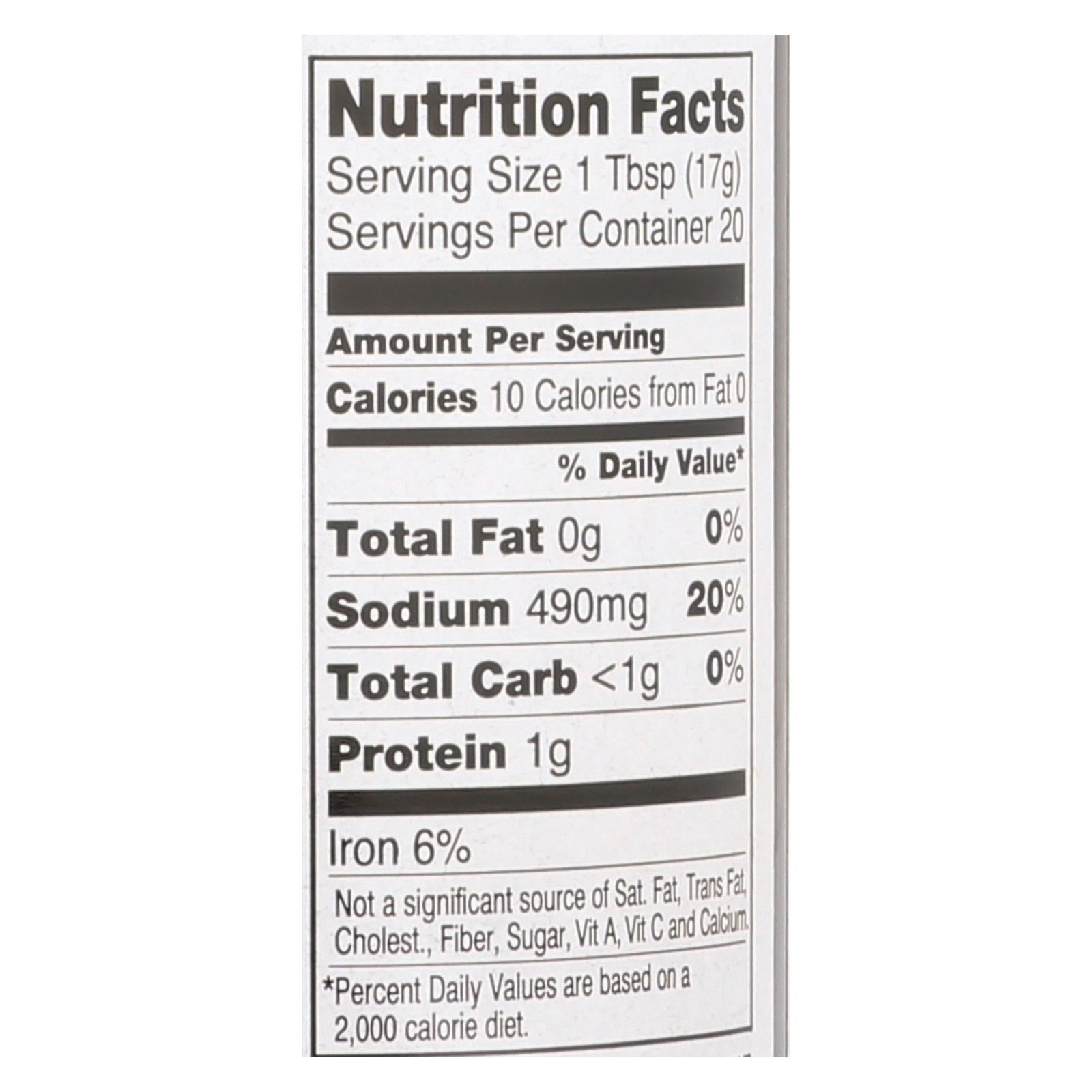 San - J Tamari Soy Sauce - Lite - Case Of 6 - 10 Fl Oz. - GreatEagleInc