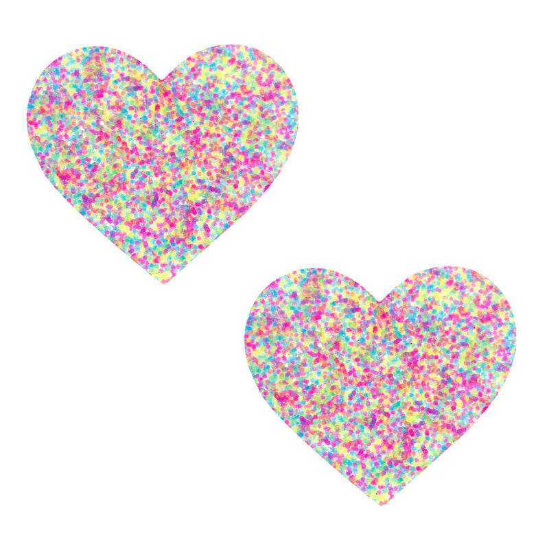 Sprankles Neon Blacklight Glitter I Heart U  Nipztix Pasties