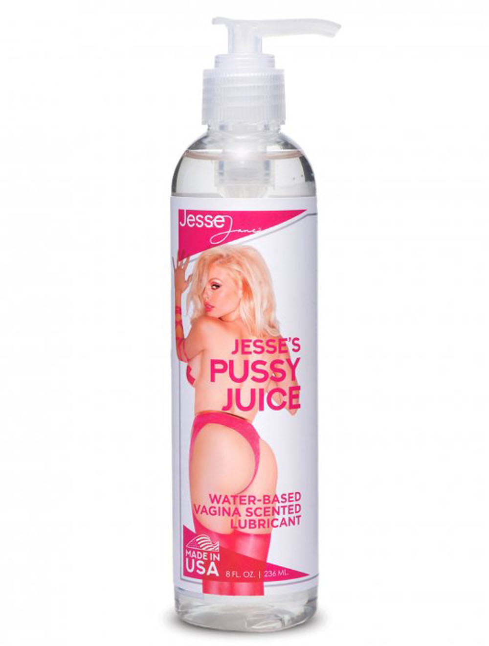 Jesse's Pussy Juice Vagina Scented Lube- 8 Oz - GreatEagleInc