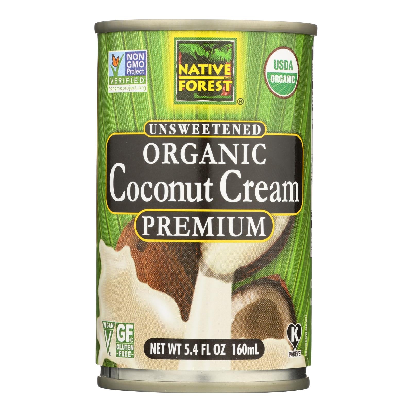 Native Forest Organic Cream Premium - Coconut - Case Of 12 - 5.4 Fl Oz. - GreatEagleInc