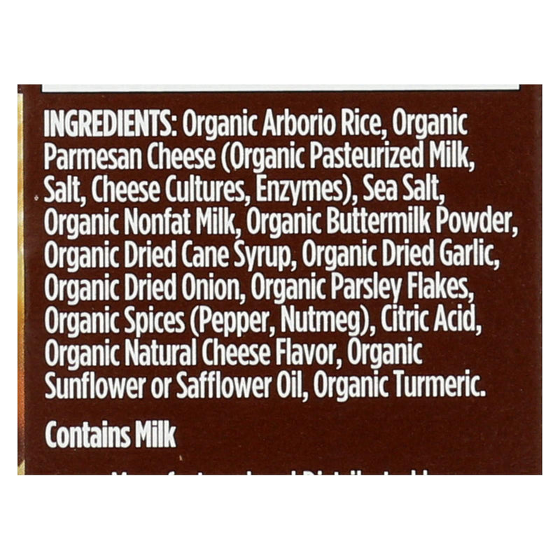 Lundberg Family Farms Risotto Alfredo - Parmesan Cheese - Case Of 6 - 5.5 Oz. - GreatEagleInc