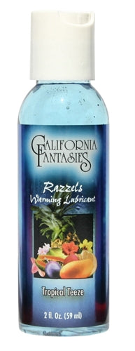 Razzels Warming Lubricant - Tropical Teeze - Oz. Bottle - GreatEagleInc