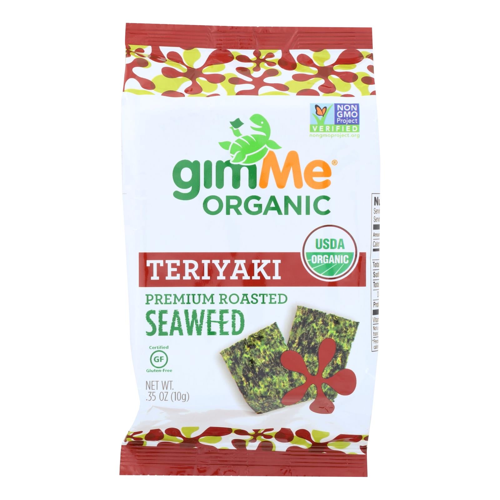 Gimme Organic Roasted Teriyaki - Case Of 12 - 0.35 Oz. - GreatEagleInc