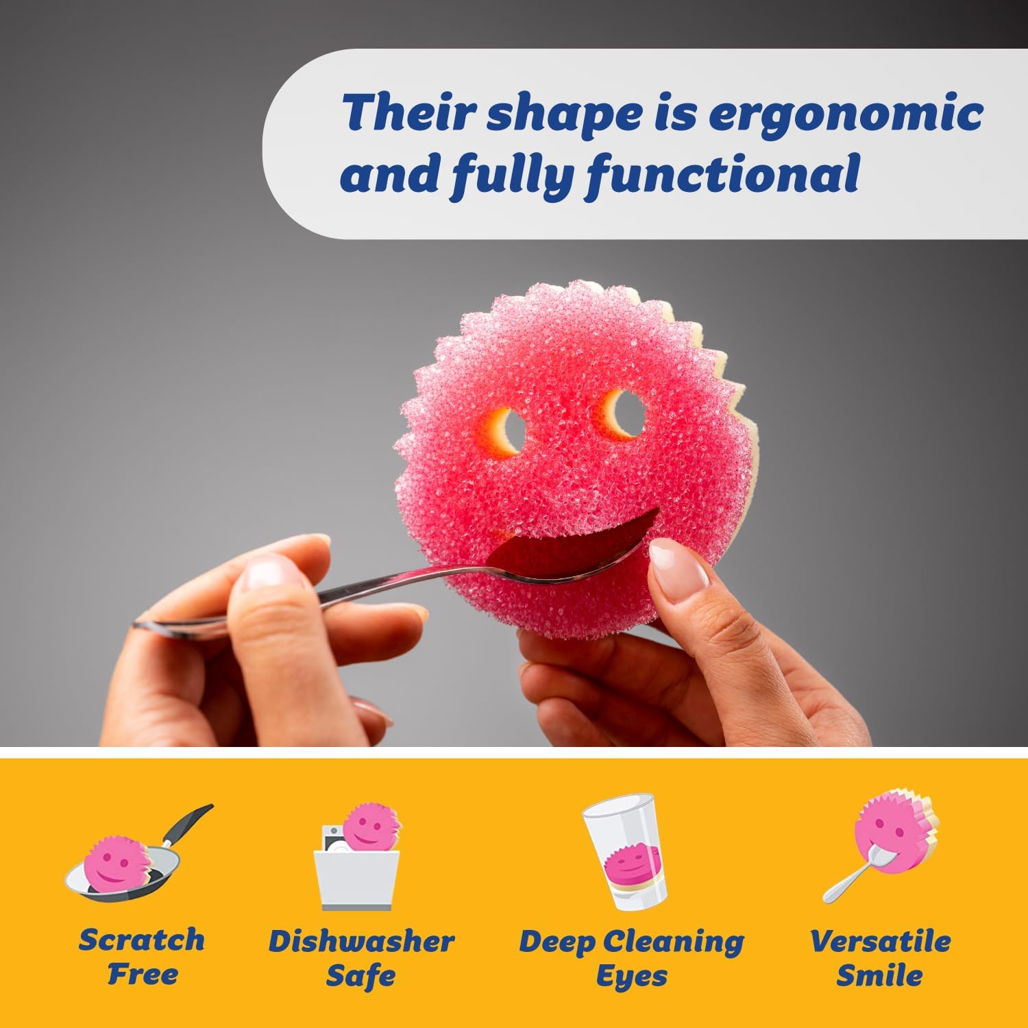 Scrub Daddy Scrub Mommy - Dish Scrubber - GreatEagleInc