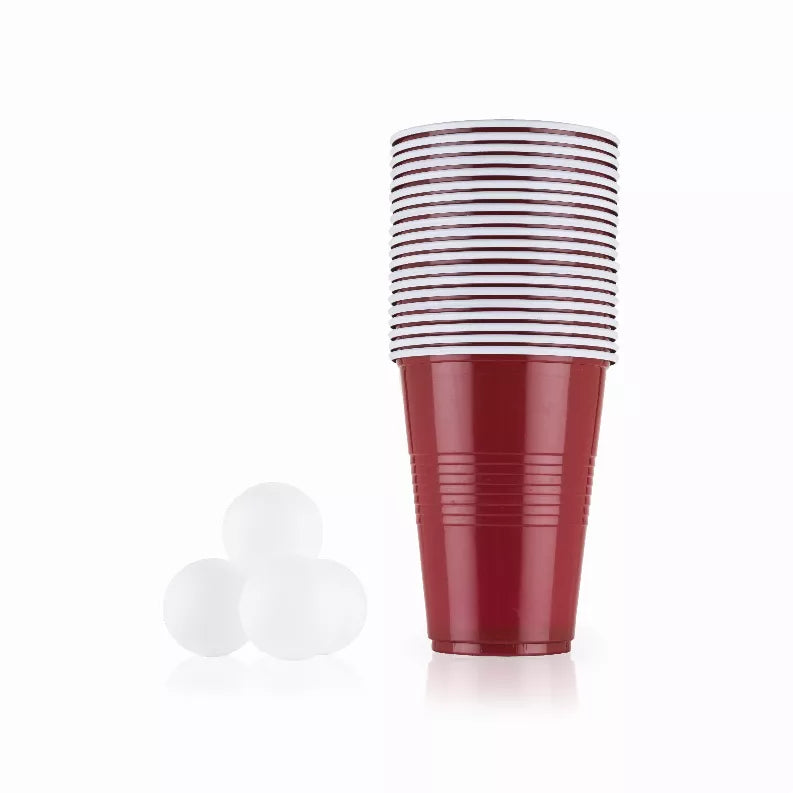 Beer Pong Kit By True - Red / 1 - Apparel and Accessories