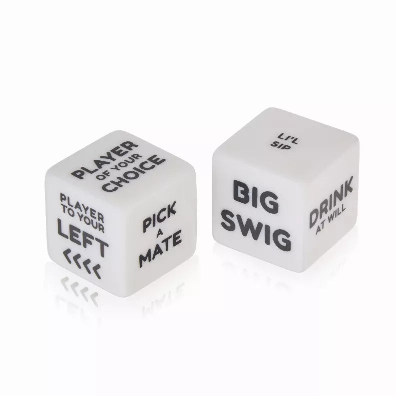 Drinking Dice By True - White / 1 - Apparel and Accessories