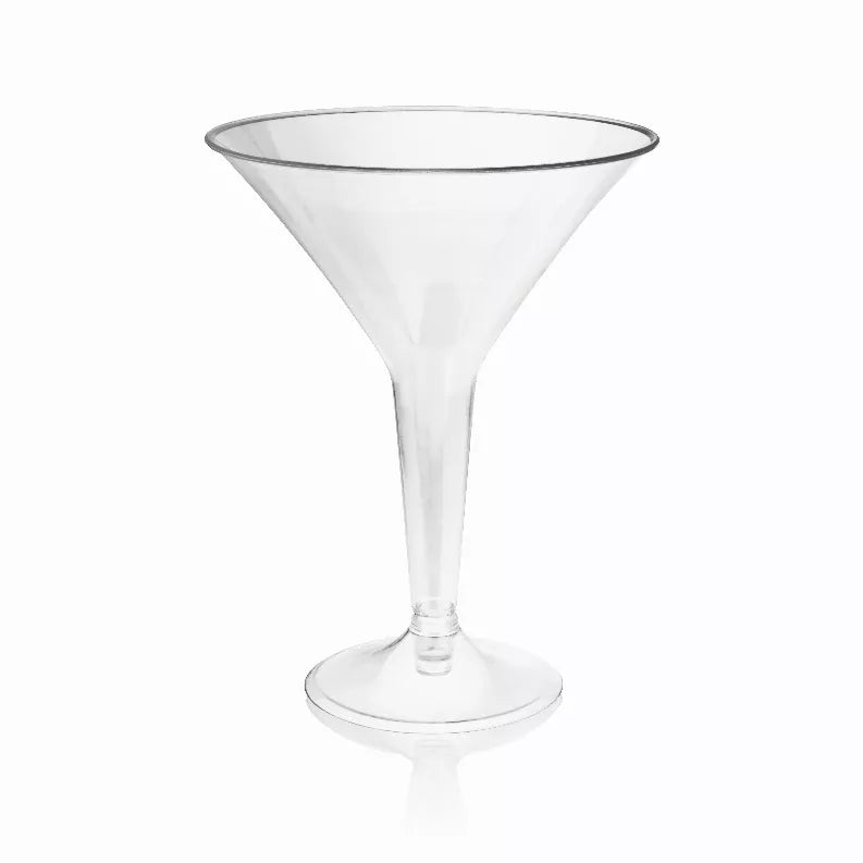 8Oz Plastic Martini Glass Set - 12 Pc - Clear / 1 - Parties & Occasions