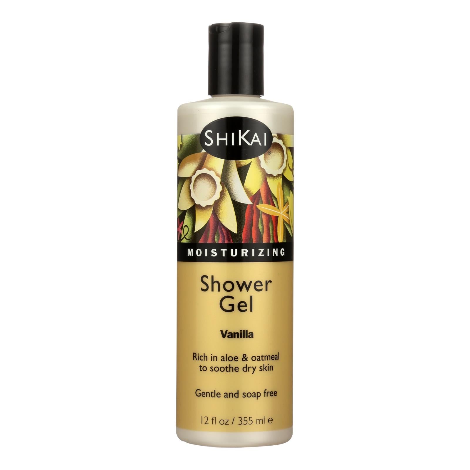 Shikai Products Shower Gel - Vanilla - 12 Oz - Eco-Friendly Home & Grocery