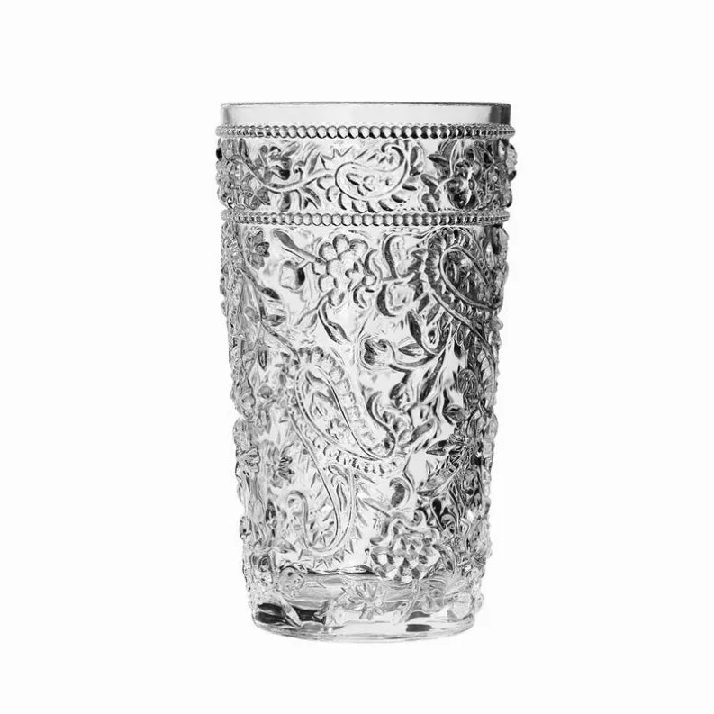 Acrylic Paisley Hi-Bal - Pink / 4 / 17 oz - Kitchen
