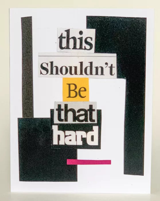 Birthday Greeting Card (Pack of 6) - This Shouldn't Be That / 1 Pack of 6 - Apparel and Accessories