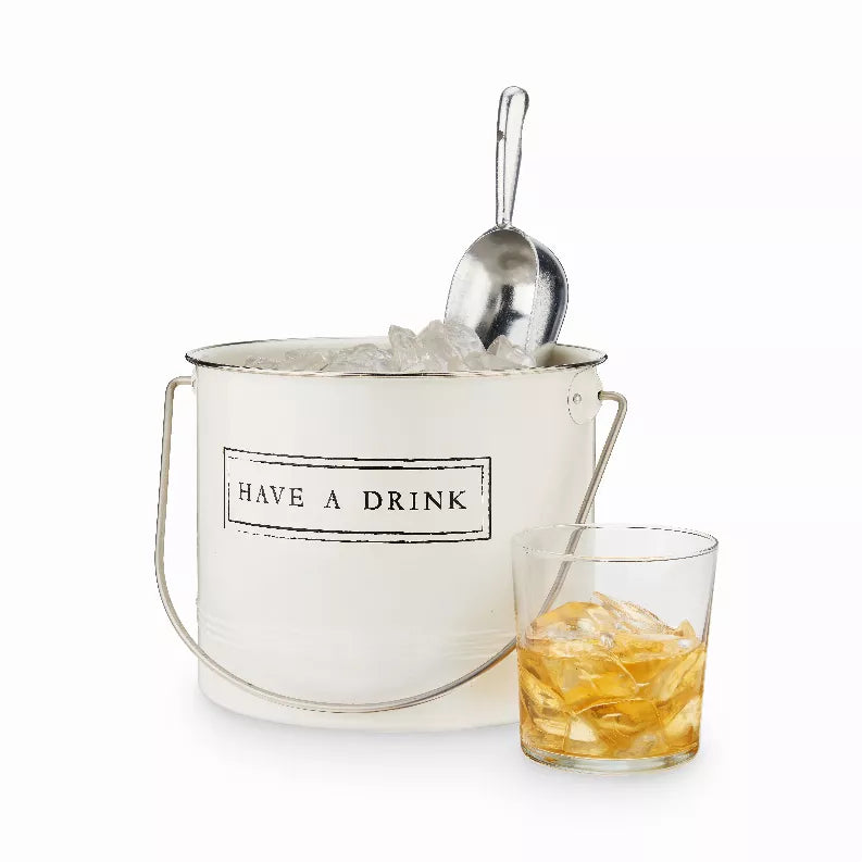 "Have A Drink" Ice Bucket And Scoop By Twine - Home Decor | 30 DAYS, Amazon, CN