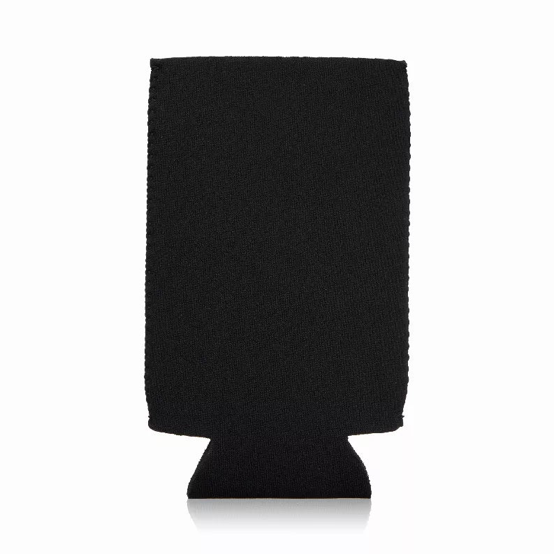 True Black slim can sleeve with snug fit for cans