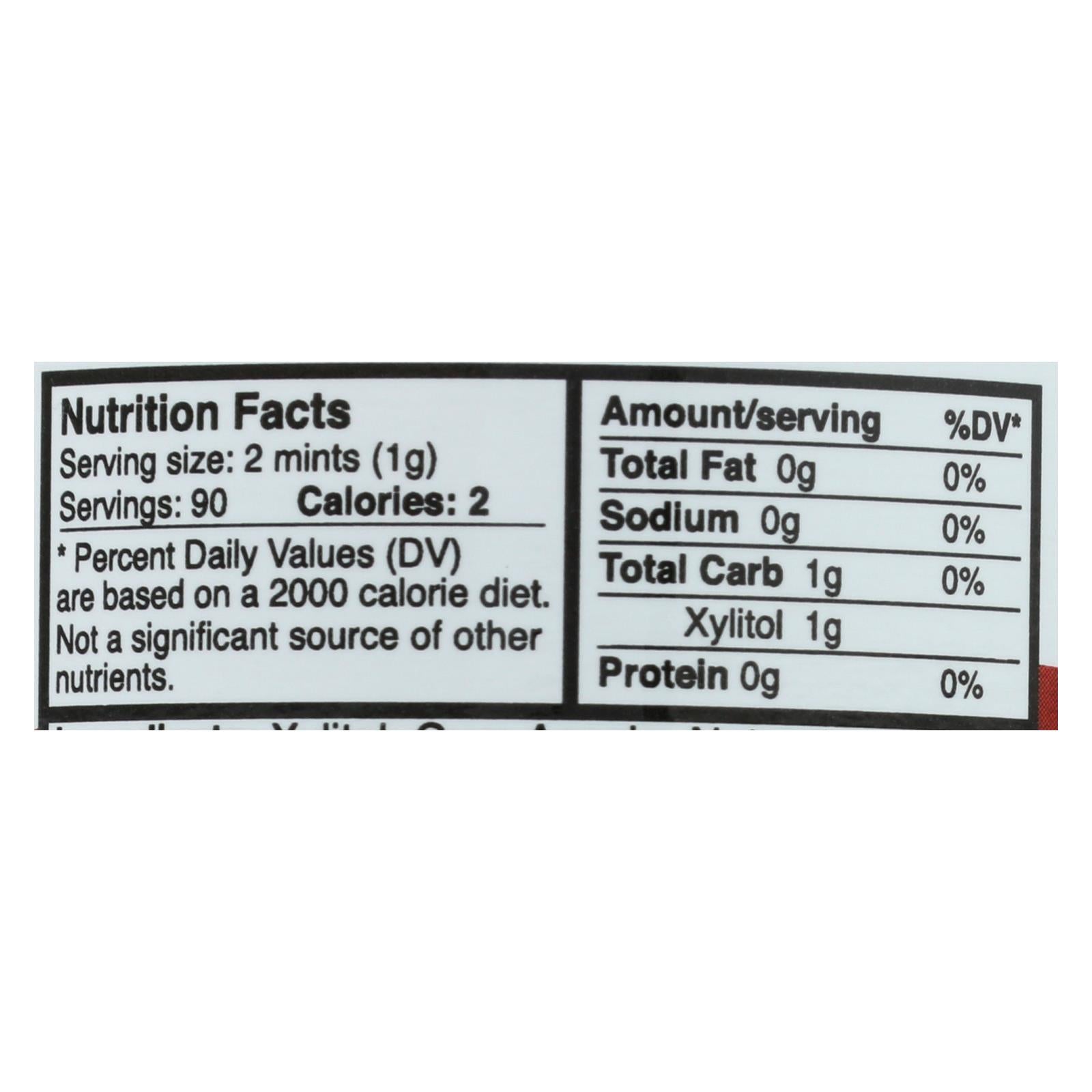 Epic Dental - Xylitol Mints - Cinnamon Xylitol Bottle - 180 Ct - Eco-Friendly Home & Grocery