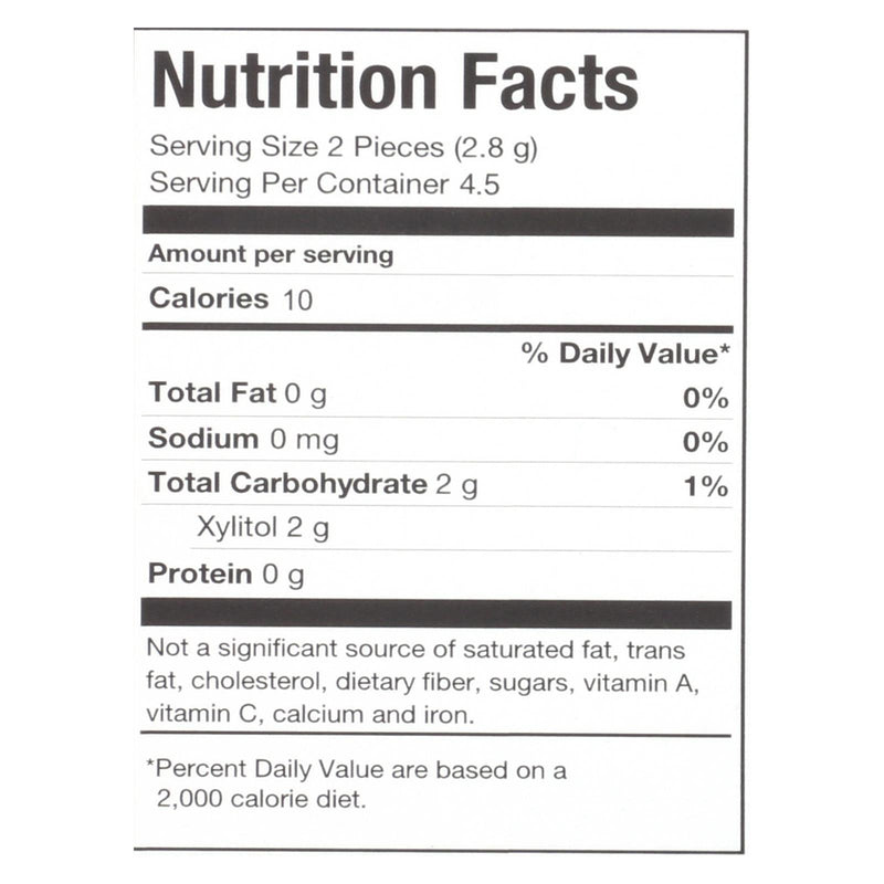 Pur Gum - Peppermint - Aspartame Free - 9 Pieces - 12.6 G - Case Of 12 - GreatEagleInc