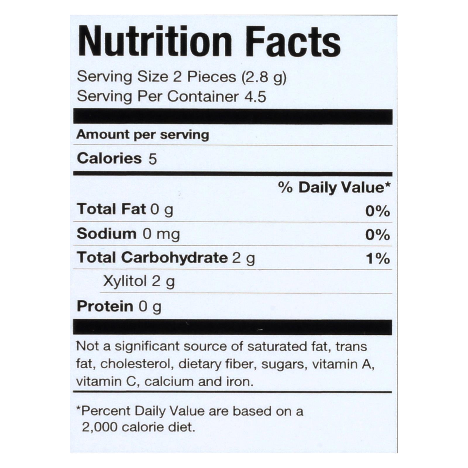 Pur Gum - Spearmint - Aspartame Free - 9 Pieces - 12.6 G - Case Of 12 - GreatEagleInc