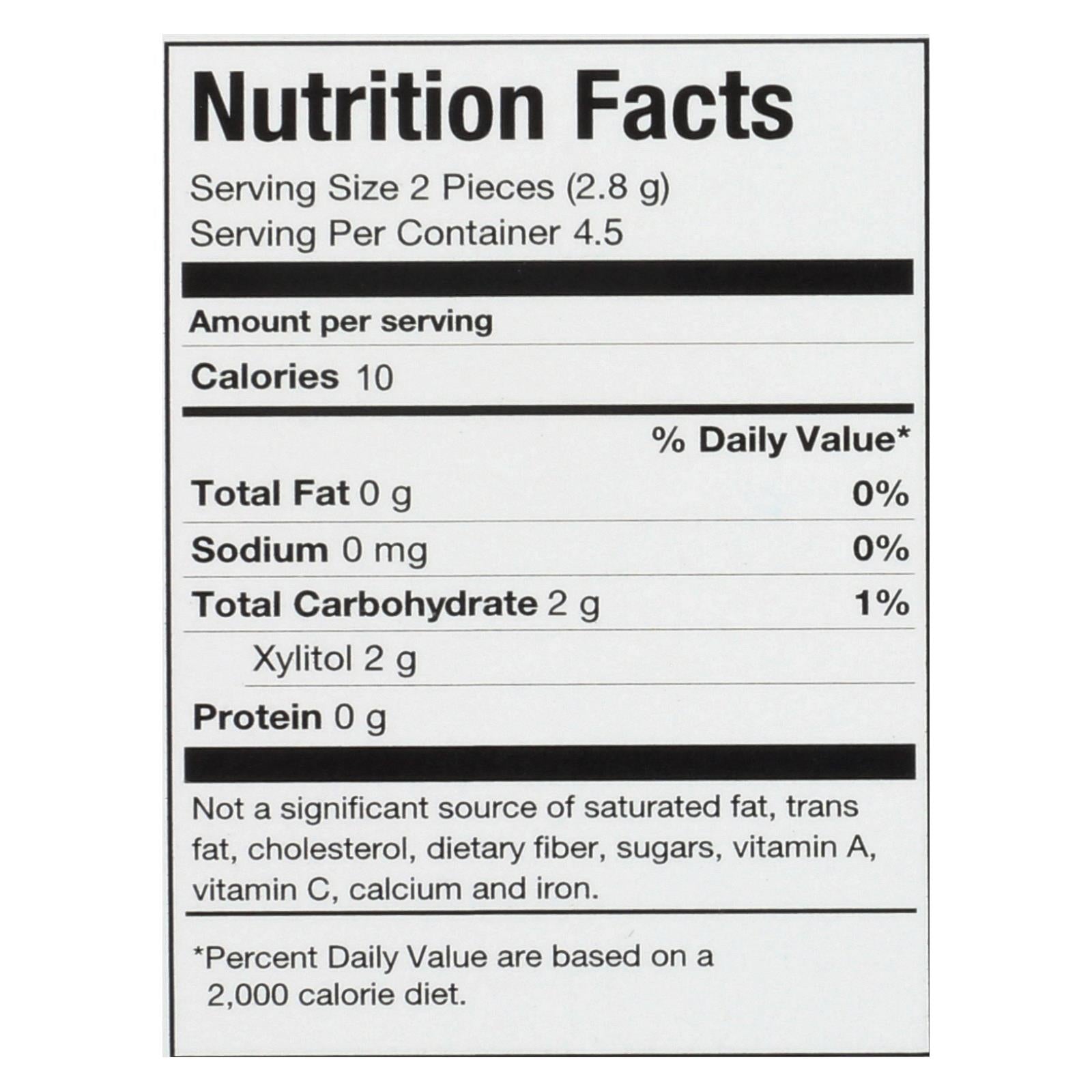 Pur Gum - Wintergreen - Aspartame Free - 9 Pieces - 12.6 G - Case Of 12 - GreatEagleInc