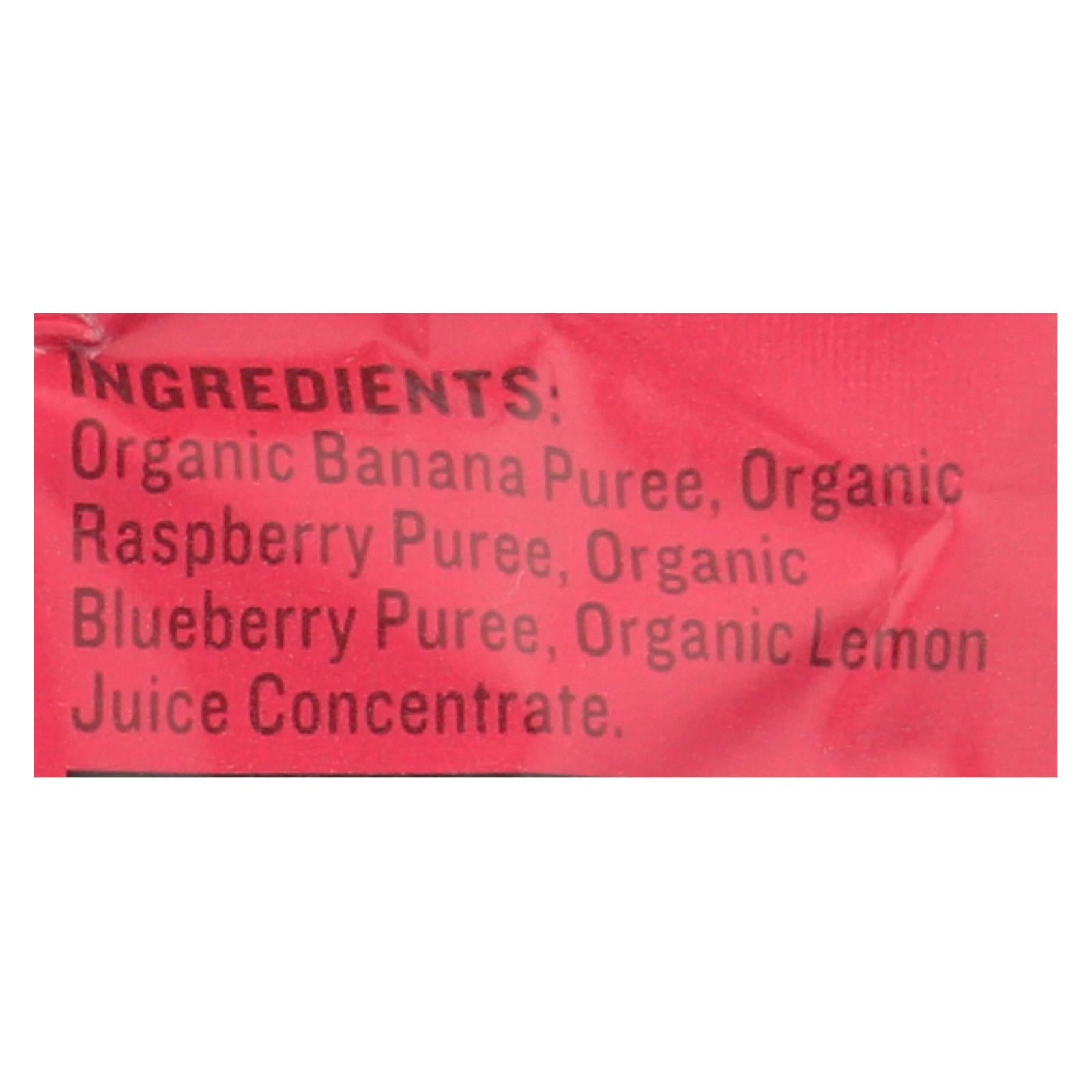 Peter Rabbit Organics Fruit Snacks - Raspberry Banana And Blueberry - Case Of 10 - 4 Oz. - GreatEagleInc