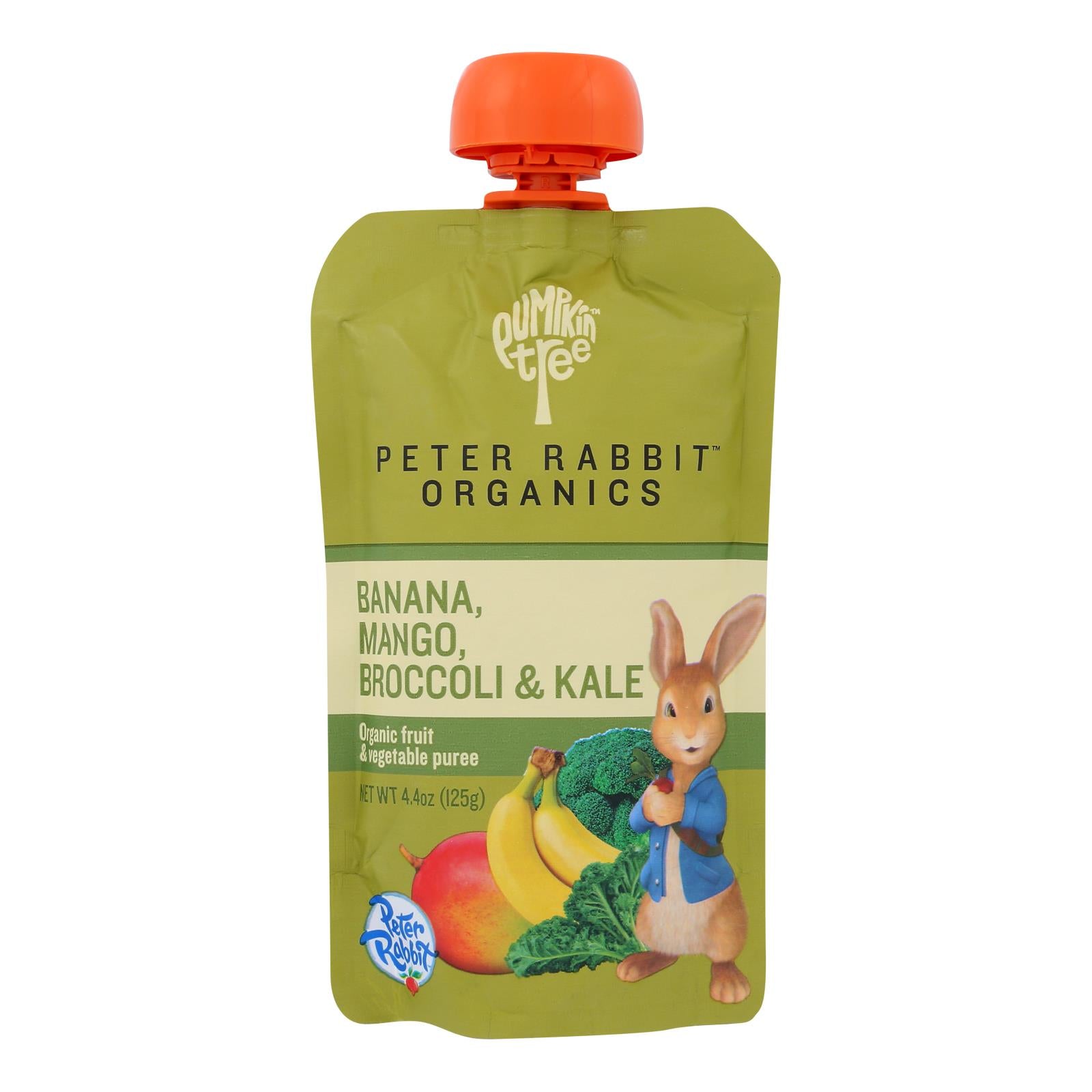 Peter Rabbit Organics Veggie Snacks - Kale Broccoli And Mango With Banana - Case Of 10 - 4.4 Oz. - GreatEagleInc