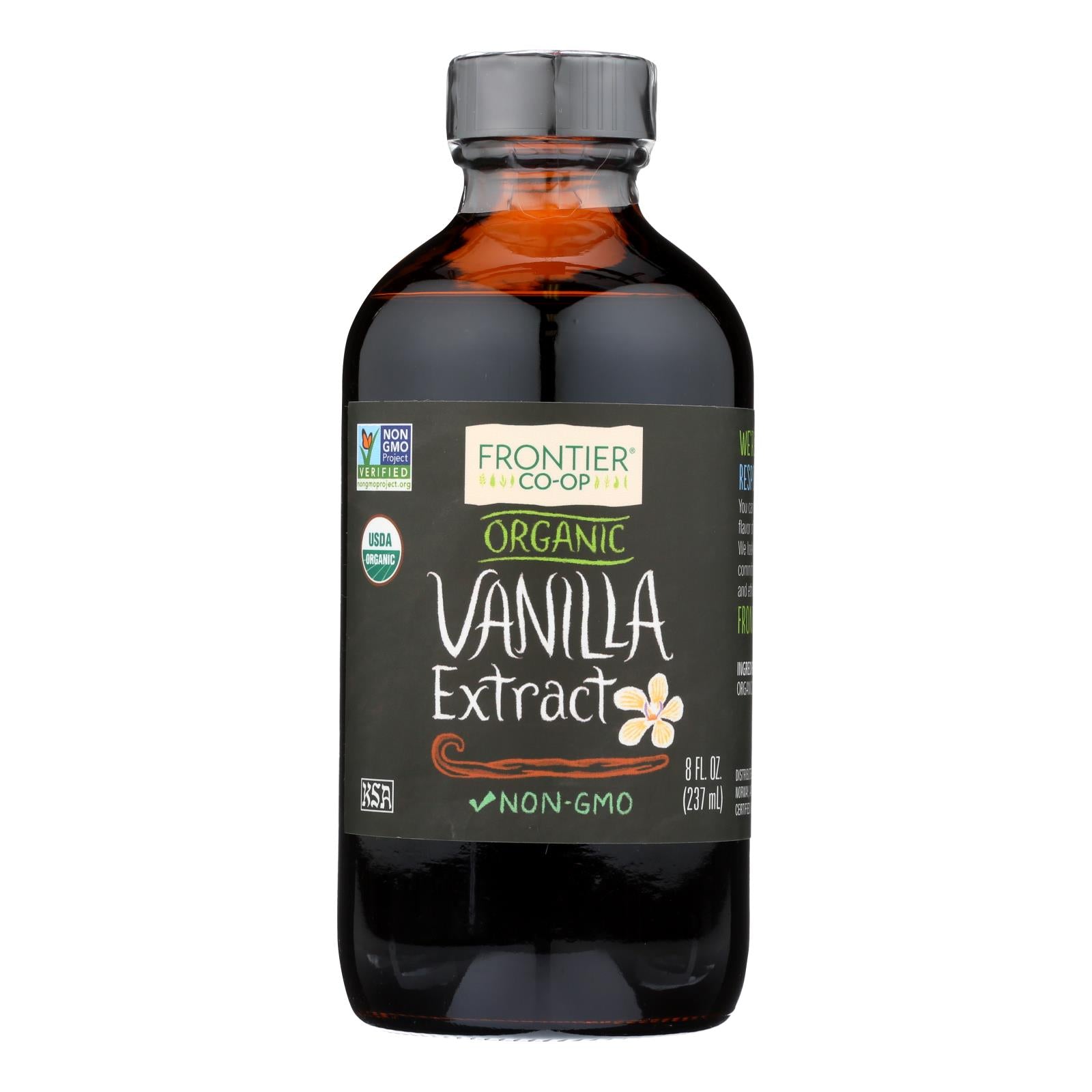 Frontier Herb Vanilla Extract - Organic - 8 Oz - Eco-Friendly Home & Grocery