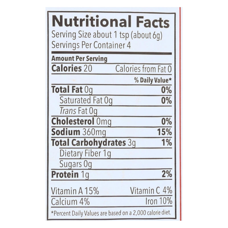 Riega Foods Seasoning - Organic - Taco - No. 4 - .9 Oz - Case Of 8 - GreatEagleInc