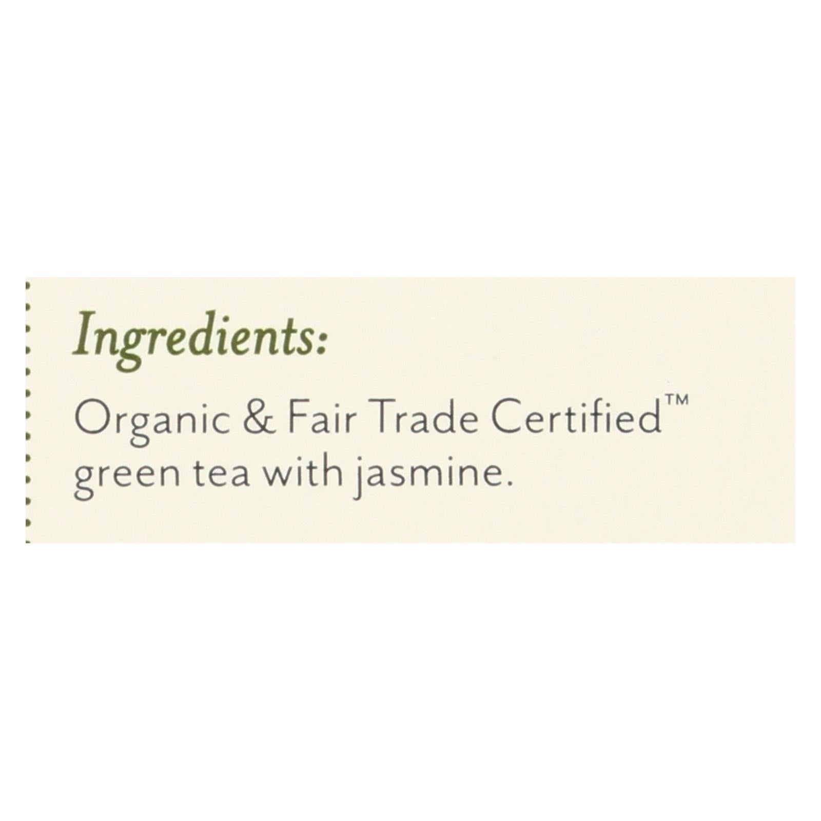 Rishi Organic Green Tea - Jasmine - Case Of 6 - 15 Bags - GreatEagleInc