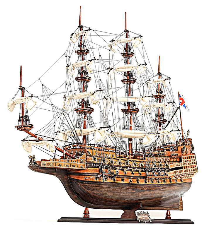 Exclusive Edition of the H.M.S. Sovereign of the Seas Model Ship - Home Decor