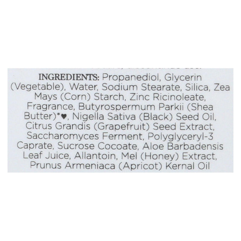 Nubian Heritage Deodorant - All Natural - 24 Hour - Honey And Black Seed - 2.25 Oz - 1 Each - GreatEagleInc