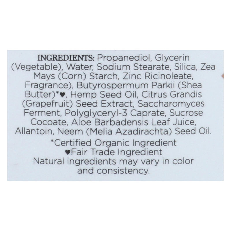 Nubian Heritage Deodorant - All Natural - 24 Hour - Indian Hemp And Haitian Vetiver - With Neem Oil - 2.25 Oz - GreatEagleInc