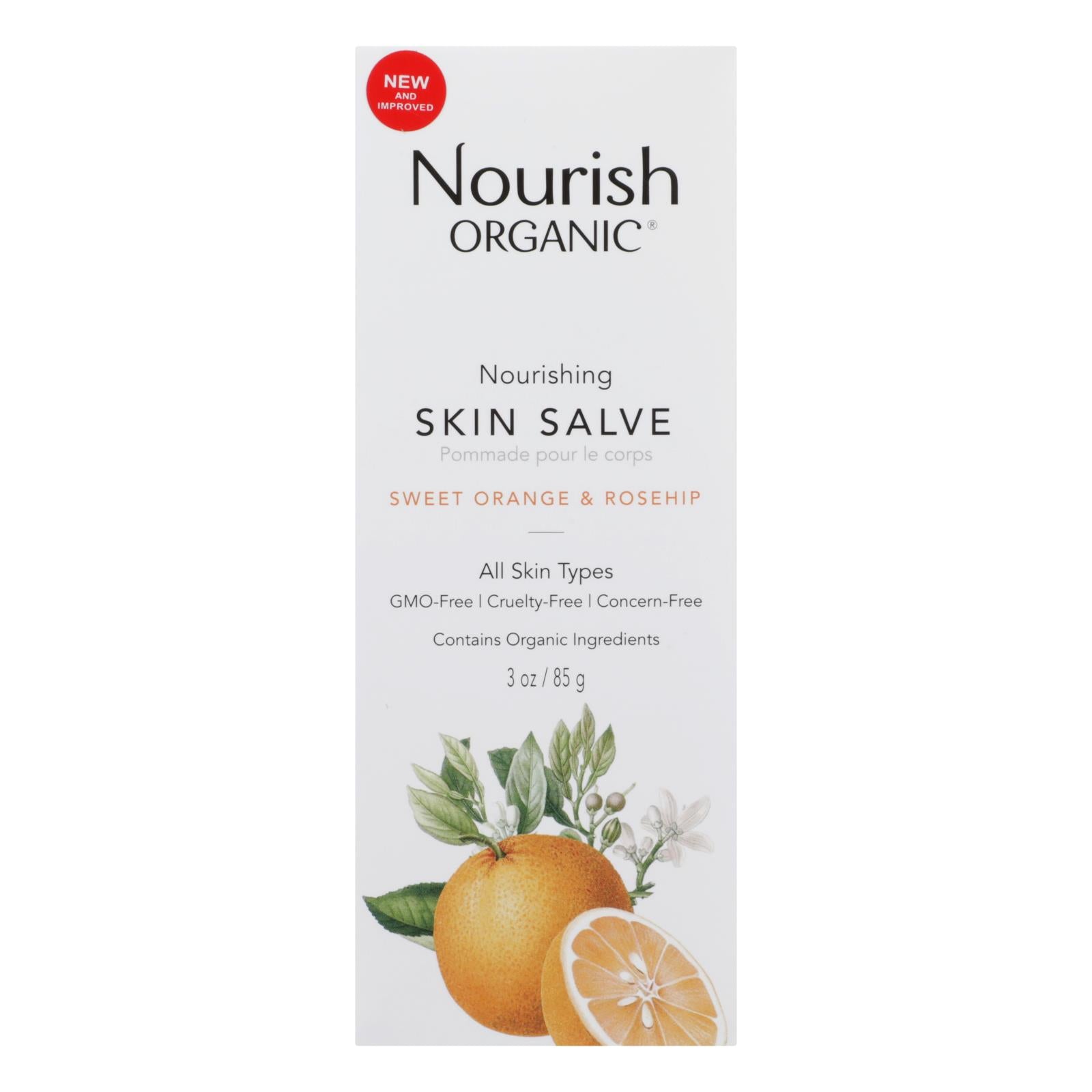 Nourish Organic Skin Solve - Organic - Sweet Orange And Rosehip - 3oz Default Title