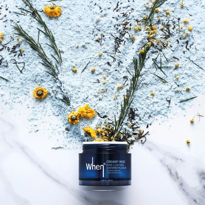 When Creamy Mud mask jar, 30 ml, visible label on front
