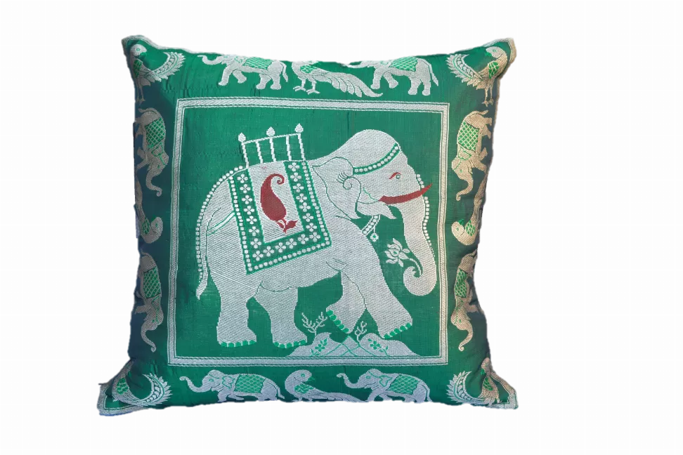 Brocade Silk Decorative Throw Pillow Case - 1 / Design1 - Home Decor