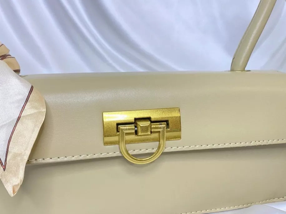 Esther Shoulder Bag - Beige / 1 / 28 x 12.5 x 9 x 25.5 - Bags & Wallets