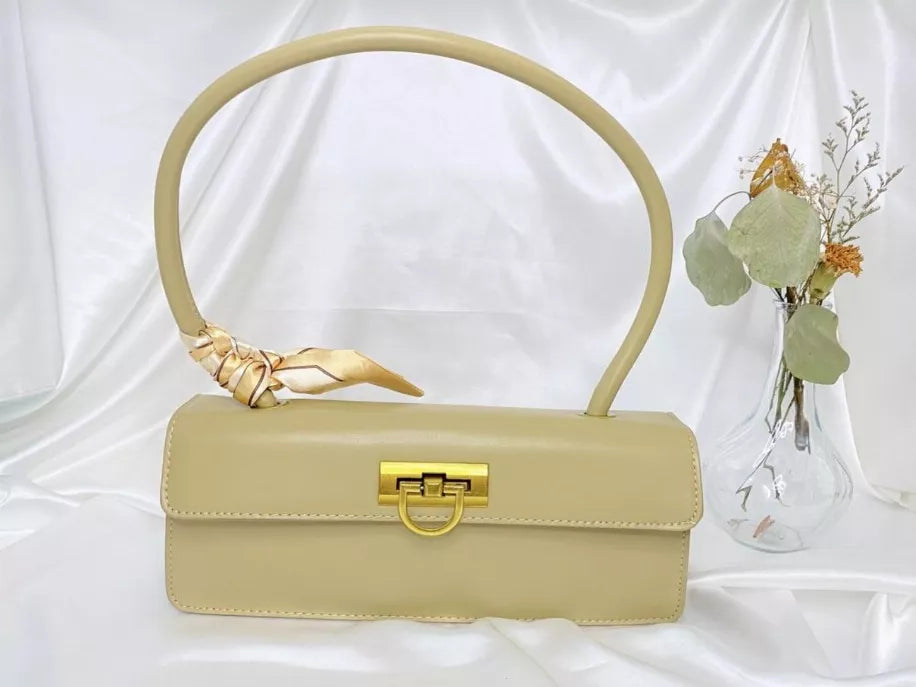 Esther Shoulder Bag - Beige / 1 / 28 x 12.5 x 9 x 25.5 - Bags & Wallets