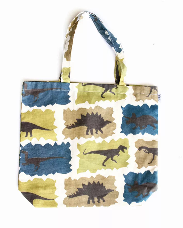 Dinosaur Market Tote - 1 - Bags & Wallets