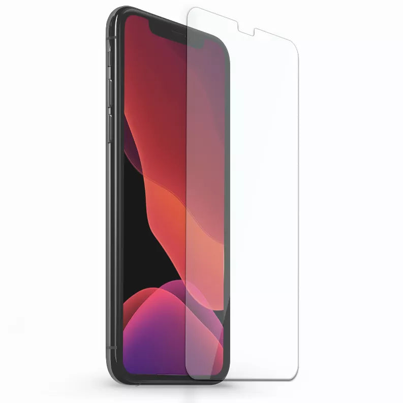 Clear tempered glass screen protector for iPhone 11 Pro, front screen coverage