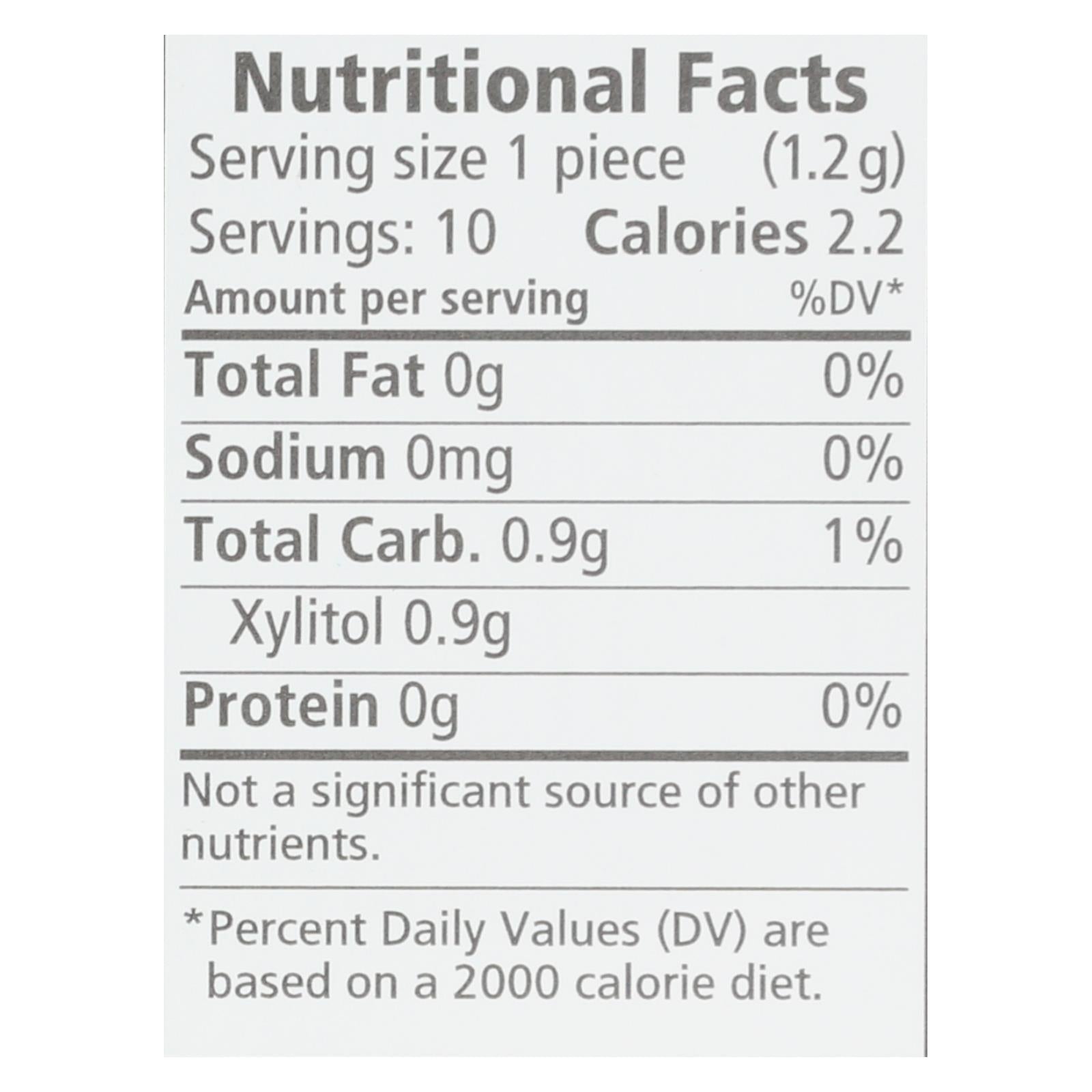 Spry Xylitol Gems - Cinnamon - Case Of 20 - 10 Count - GreatEagleInc