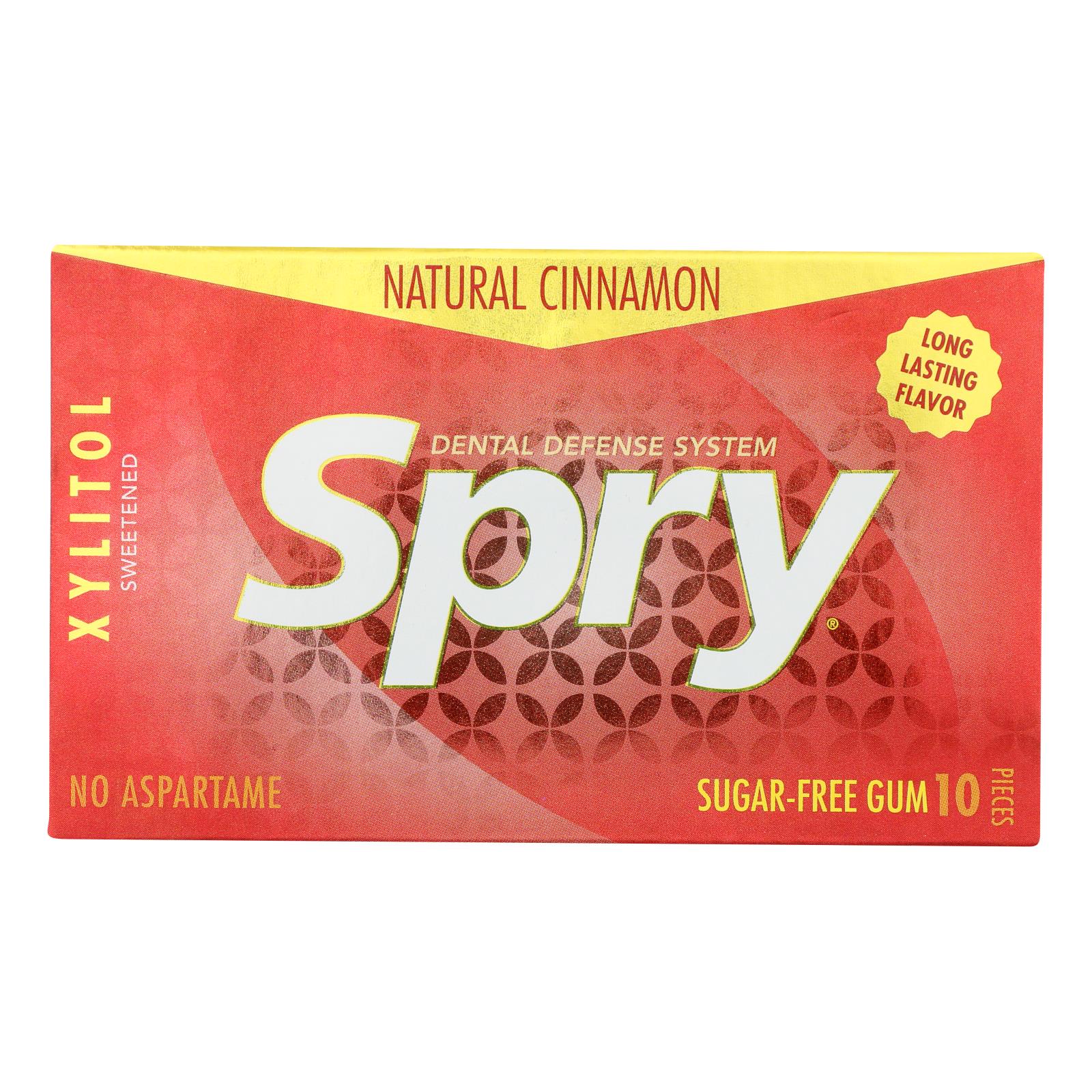 Spry Xylitol Gems - Cinnamon - Case Of 20 - 10 Count - GreatEagleInc