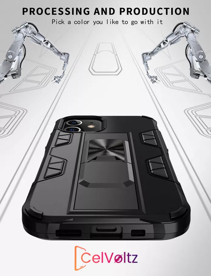 Celvoltz Kickstand Shockproof Case For IPhone - 1 / iPhone 7 - Electronics