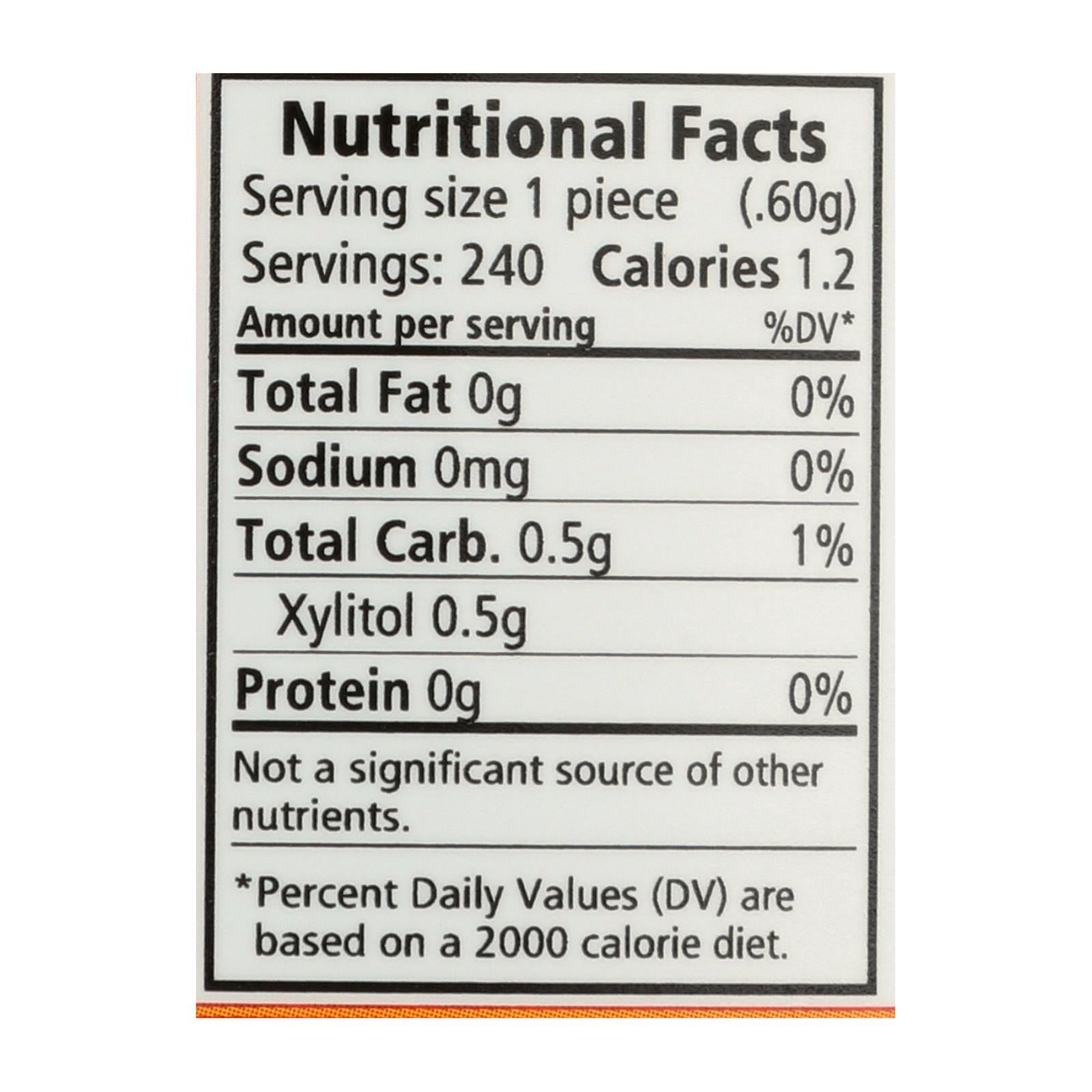 Spry Xylitol Gems - Cinnamon - 240 Count - GreatEagleInc