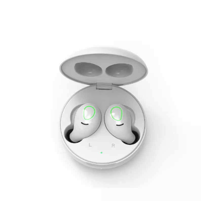 All Charged Up Bluetooth Earbuds With Wireless Charging Pad - White / 1 - Electronics
