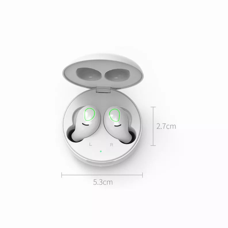 All Charged Up Bluetooth Earbuds With Wireless Charging Pad - White / 1 - Electronics
